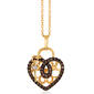 Le Vian&#40;R&#41; 14kt. Gold 1/5ctw. Diamond Pendant Necklace - image 1