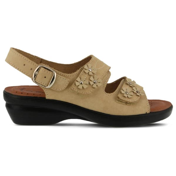 Womens Flexus® By Spring Step Ceri Strappy Sandals - Beige