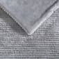 Eddie Bauer Ribbed Texture Stripe Solid Fleece Reversible Throw - image 5