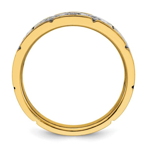 Mens Gentlemen’s Classics™ 14kt. Two Tone 1/4ctw. Diamond Ring