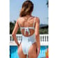 Womens Cupshe Paneled Gingham Check One Piece Swimsuit - image 2