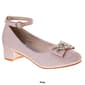 Little Girls Badgley Mischka Slingback Dress Pumps with Bow - image 9