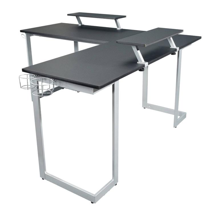Techni Sport Warrior 63" W L-Shaped Gaming Desk