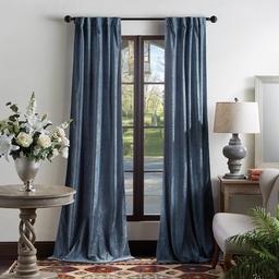 Martha Stewart Naples Chenille Back Tab Panel Curtain