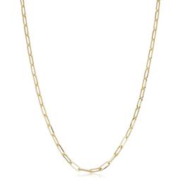 Gold Classics(tm) 20in. 10kt. Yellow Gold Paperclip Chain Necklace