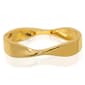 14kt. Gold Plated Hinge Twisted Bangle Bracelet - image 1