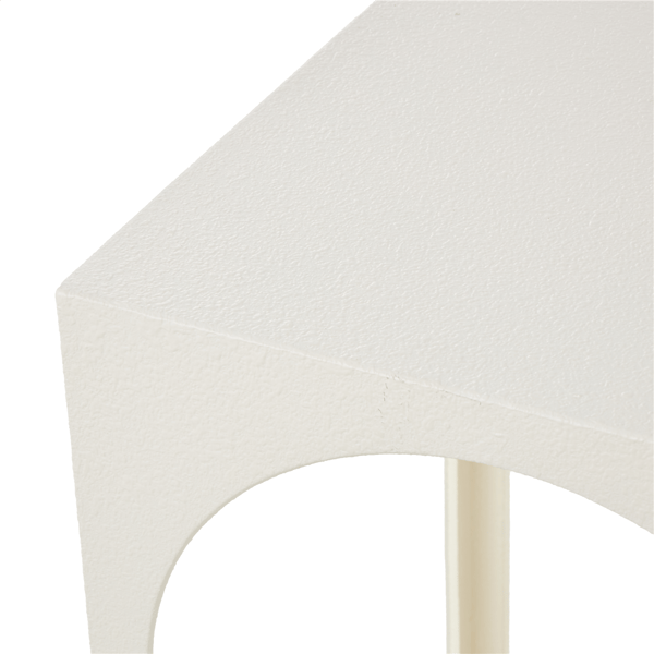 9th & Pike® Modern White Metal Accent Table Set