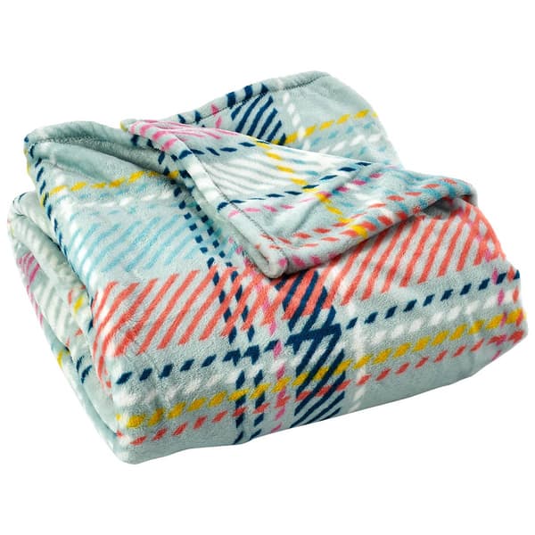 Vera Bradley Pastel Plaid Throw