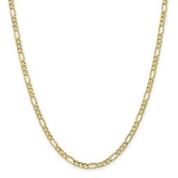 Unisex Diamond Classics™ 10kt. 4.4mm 7in. Figaro Chain Bracelet