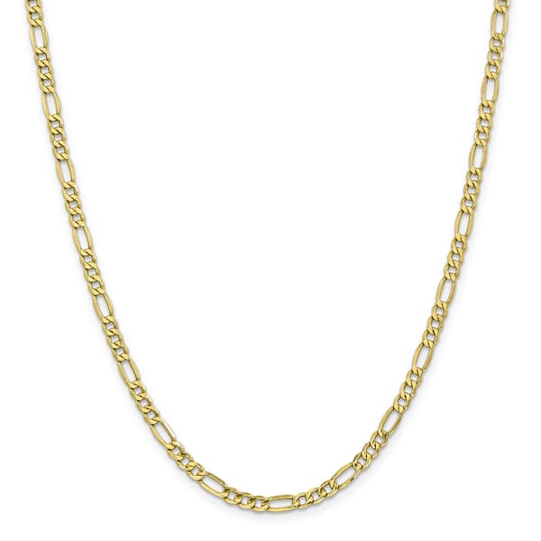 Unisex Diamond Classics&#8482; 10kt. 4.4mm 7in. Figaro Chain Bracelet