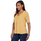 Womens Ruby Rd. Sedona Escape V Neck Soutache Trim Blouse - image 3