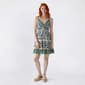 Juniors Angie Twist Front Keyhole Slip Dress - image 1