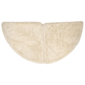 Northlight 72in Cream Premium-Sized Faux Fur Christmas Tree Skirt - image 3