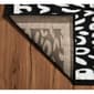 Linon Capri Collection Black Leopard Area Rug - 5'x7' - image 2