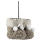 Northlight High Pile Fleece Winter Booties Christmas Ornament - image 4