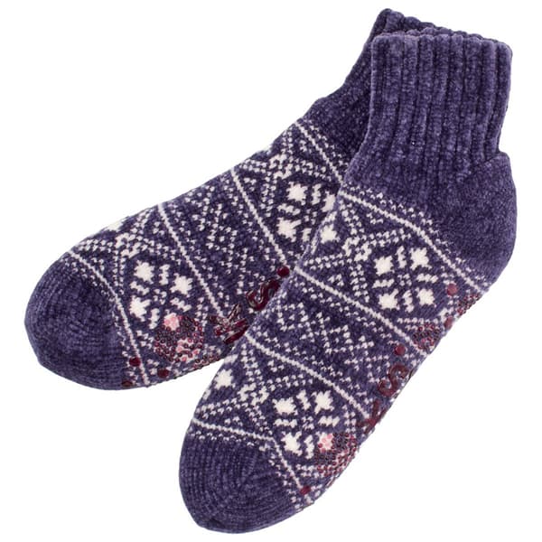 Womens MUK LUKS(R) Micro Chenille Slipper Socks - image 