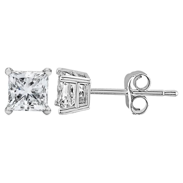 Haus of Brilliance 1/2ctw. Lab Grown Diamond Square Stud Earrings