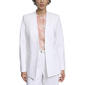 Petite Calvin Klein Long Sleeve Cotton Open Front Jacket - image 1