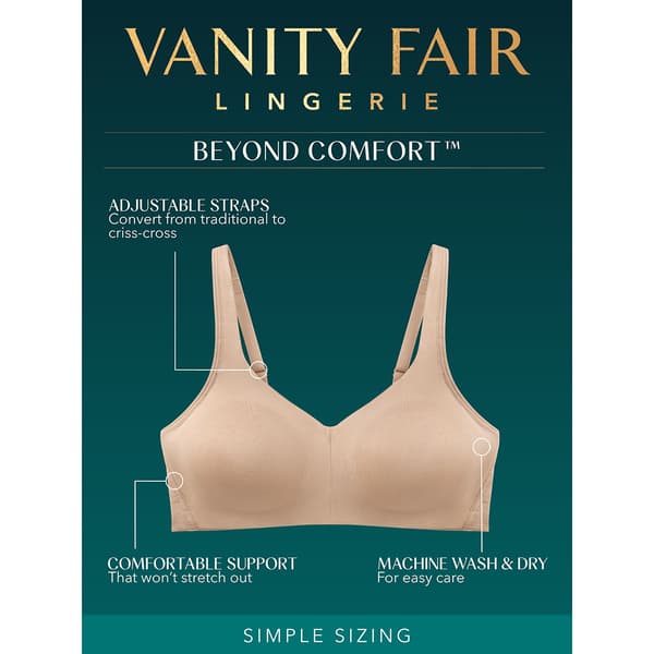 Womens Vanity Fair® Beyond Comfort Simple Sizing Bra 0072204