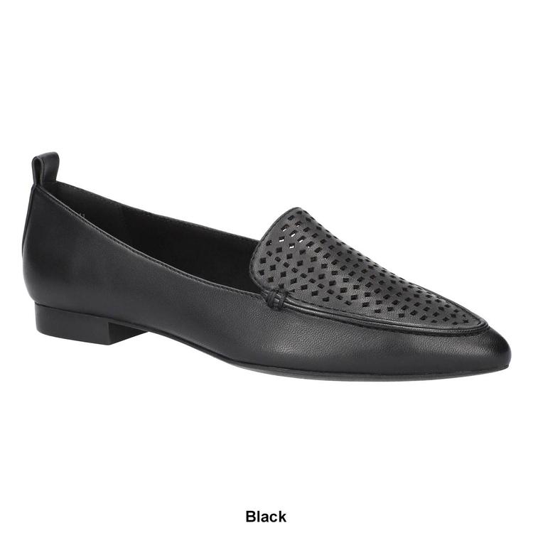 Womens Bella Vita Alessi Perf Pointed Toe Flats