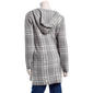 Womens Love Scarlett Long Sleeve Houndstooth Hooded Cardigan - image 2