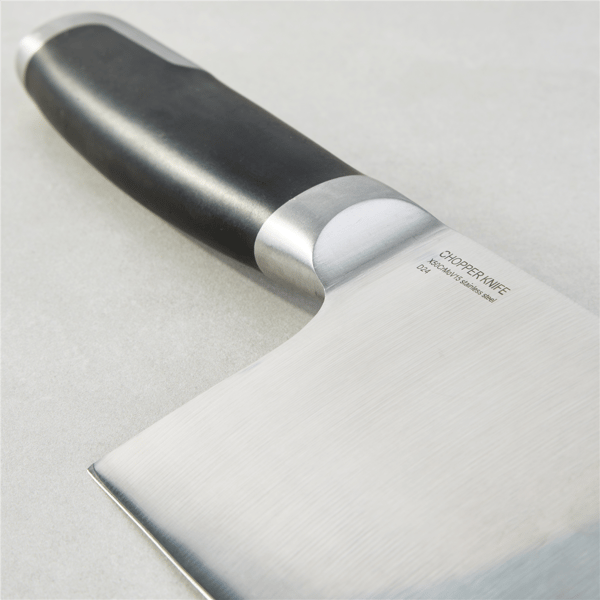 BergHOFF Leo Graphite 7in. Forged Stainless Steel Cleaver, Black