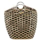 9th & Pike&#174; Large Black Diamond Pattern Seagrass Basket - image 4