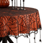 Threadmade Crawling Halloween Spider Lace Lined Tablecloth - image 4