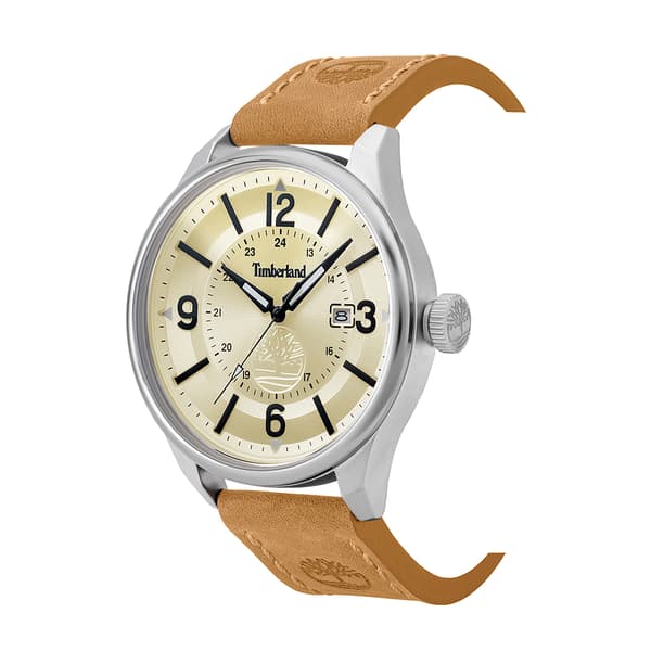 Mens Timberland Brown/Silver Watch - TBL14645JY04