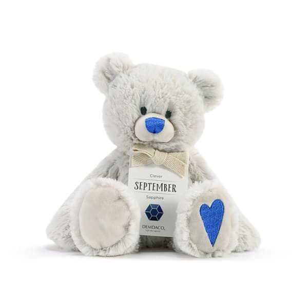 Baby Demdaco September Birthstone Bear - image 