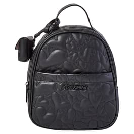 Betsey Johnson Heart Quilt Backpack w/ Tech Case