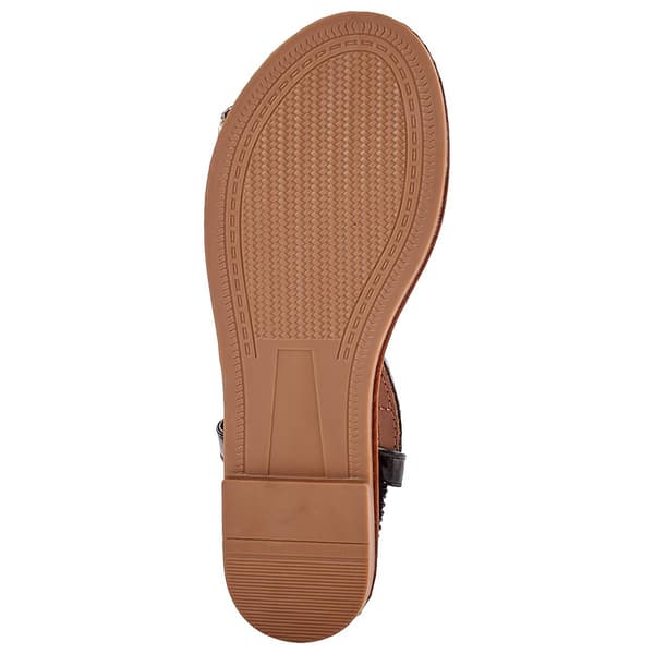 Womens Ella & Joy Rhinestone T-Strap Sandals