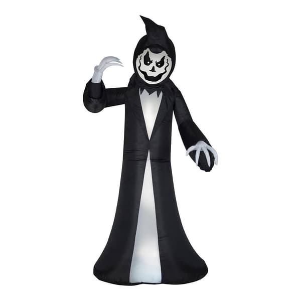 National Tree 9.5ft. Inflatable Animated Reaper - image 