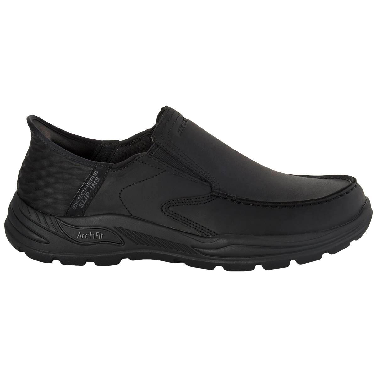 Skechers Motley Milo Slip-Ins Leather Arch Fit Hands Free Relaxed Fit Loafers Skechers Hands Free Slip-In Arch Fit Motley Milo Slip-On  main image 2