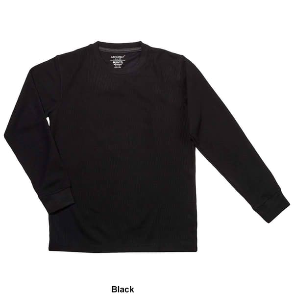 Boys (8-20) Architect® Jean Co. Solid Crew Neck Thermal Top