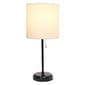 Creekwood Home Oslo 19.5in. Table Lamp w/ Power Outlet - image 2