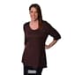 Plus Size 24/7 Comfort Apparel Elbow Sleeve Top - image 5
