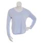 Womens RBX Peached V-Neck Long Sleeve Tee - image 1
