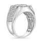 Mens Lynx Sterling Silver 1ctw. Lab-Grown Diamond Ring - 16R10SI - image 4