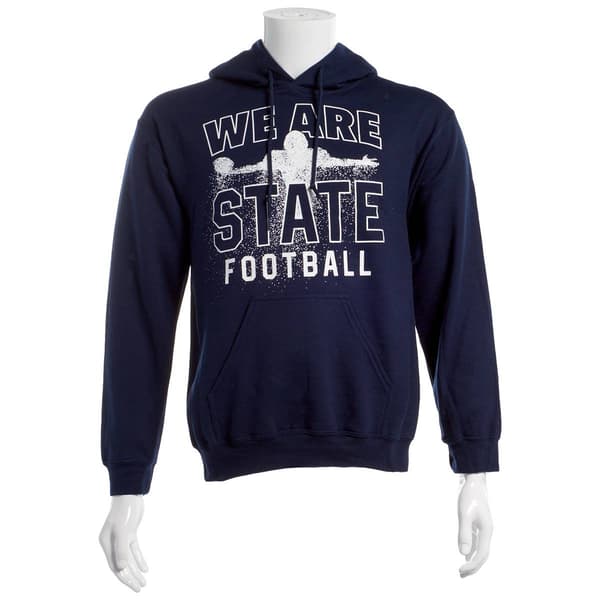 Mens Tailgate State Football Dissolve WE ARE Solid Hoodie - image 