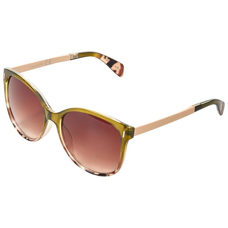 Womens Tahari Large Cat Eye Sunglasses