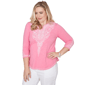 Womens Alfred Dunner The Royal Treatment Embroidered Blouse - image 3