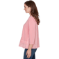 Petite Ruby Rd. Renaissance Romance 3/4 Sleeve Eyelet Blouse - image 3