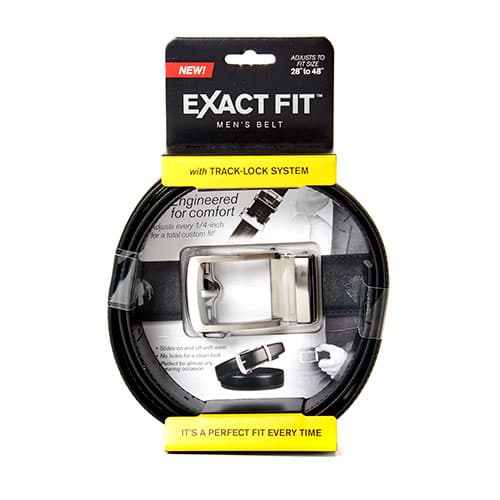 Mens Exact Fit 35mm Faux Leather Belt Boscov's