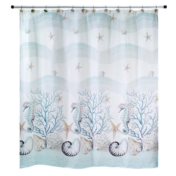 Avanti Coastal Terrazzo Shower Curtain - image 