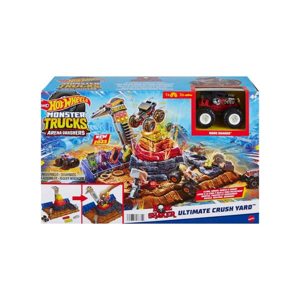 Hot Wheels&#174; Monster Trucks Bone Shaker&#8482; Ultimate Crush Yard&#8482;