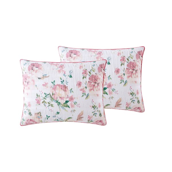 Cottage Classics Blooms Floral Seersucker Comforter Set