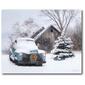 Courtside Market Christmas on the Farm Wrapped Canvas Wall Art - image 1