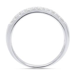 Nova Star® Sterling Silver 1ctw. Lab Grown Diamond Band Ring