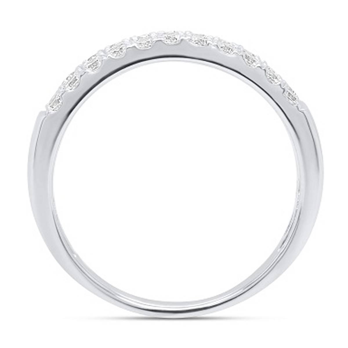 Nova Star® Sterling Silver 1ctw. Lab Grown Diamond Band Ring